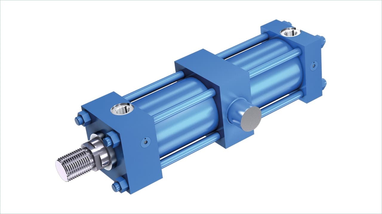 ISO Tie-Rod Cylinder 80×50×300mm Stroke
