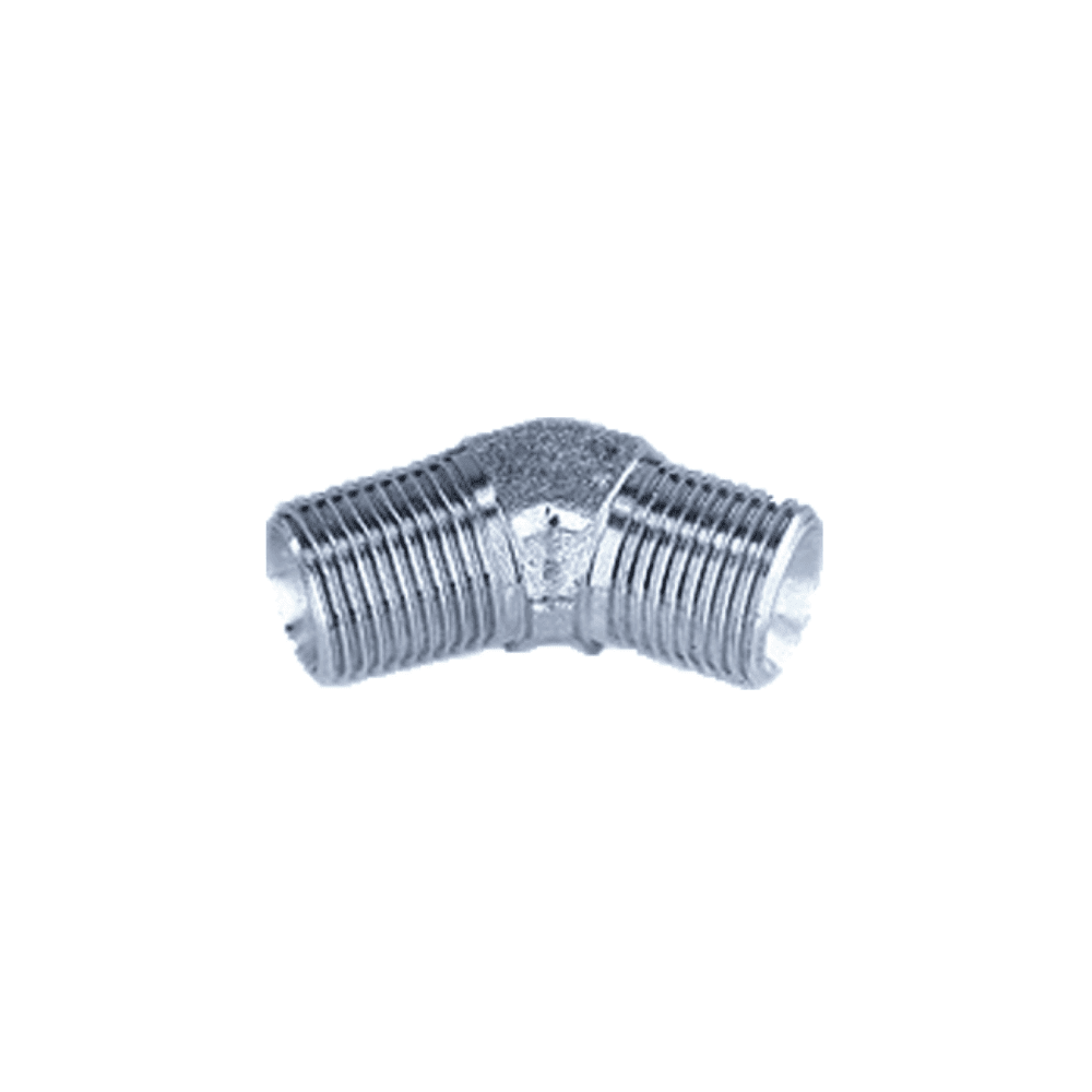 Male Stud 45° Elbow NPT