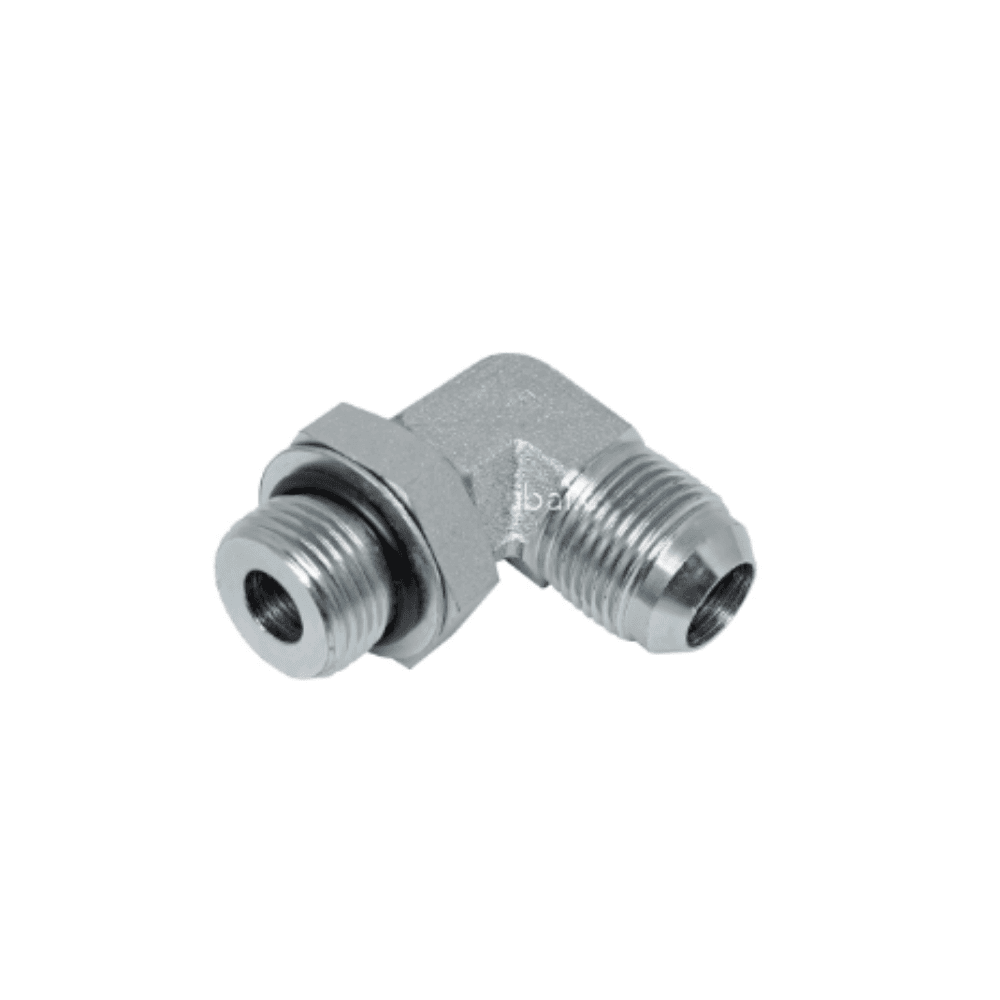 Adjustable 90° Elbow m JIC X m Metric Flat