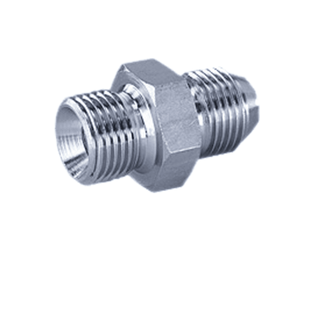 Male Connector m JIC X m Metric