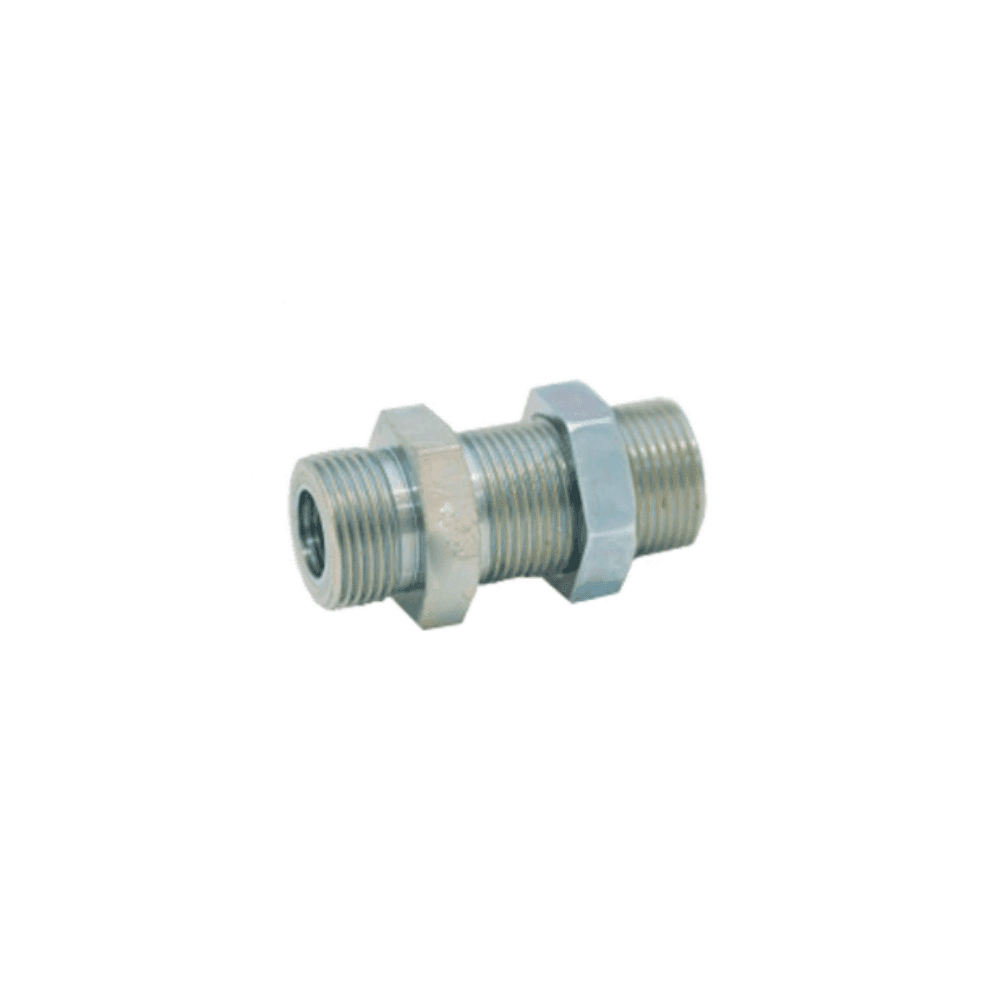 Bulkhead Union Metric Flat