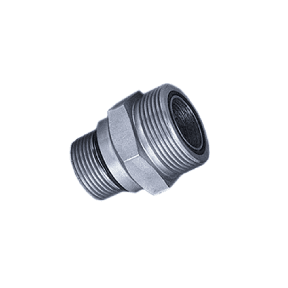 Male Connector m ORFS X m Metric Flat