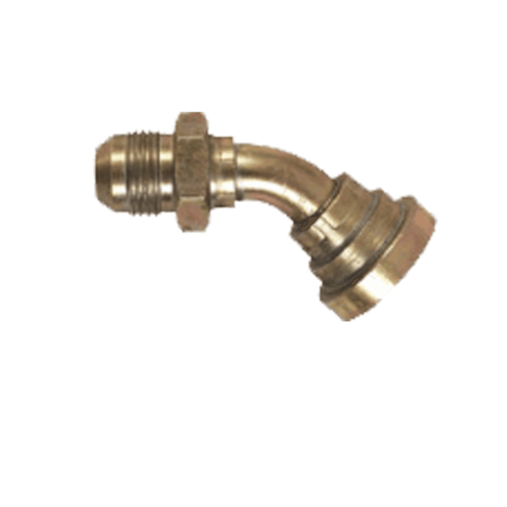 45° Elbow Flange Connector m JIC X L-series flange