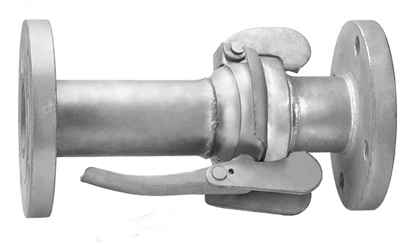 Zinc Plated Steel Flanged Bauer Type Coupling Complete Set