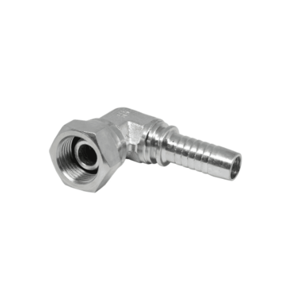 90° BSP Female 60° Cone Compact Elbow Hose Fitting
