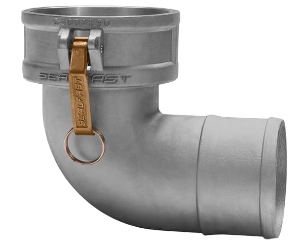 Type C 90° Elbow: Female Coupler × Shank Cam and Groove Coupling