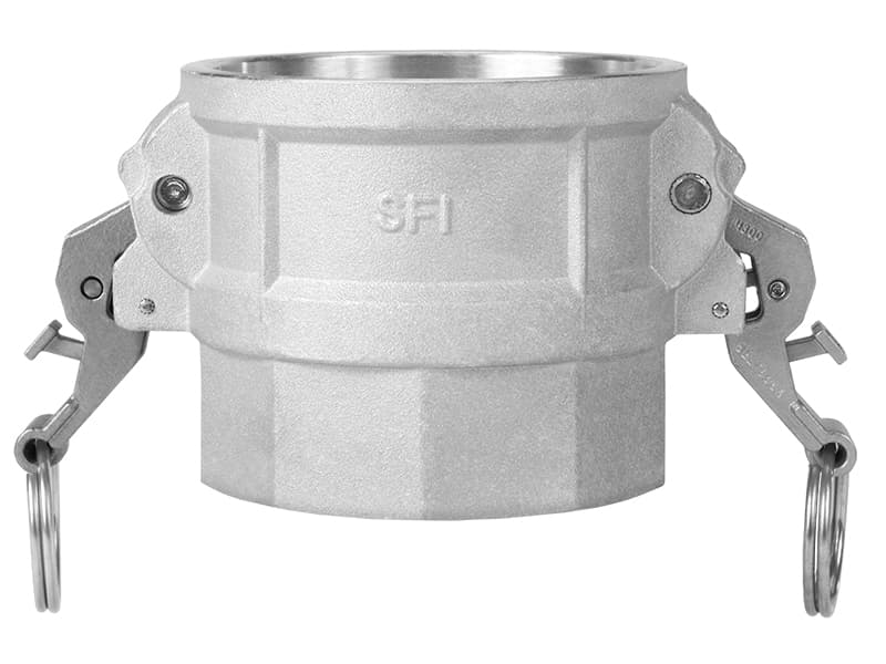 Self-Locking Type D: Female Coupler × Female NPT Self-Locking Cam and Groove Coupling