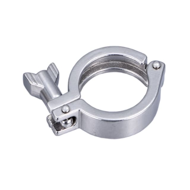 Heavy Duty Single Pin Sanitary Clamp × Serrated Wing Nut