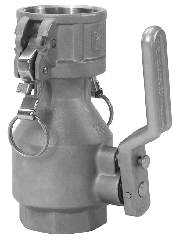 Aluminum Viton Coupler × Female NPT Dry Disconnect Couplings