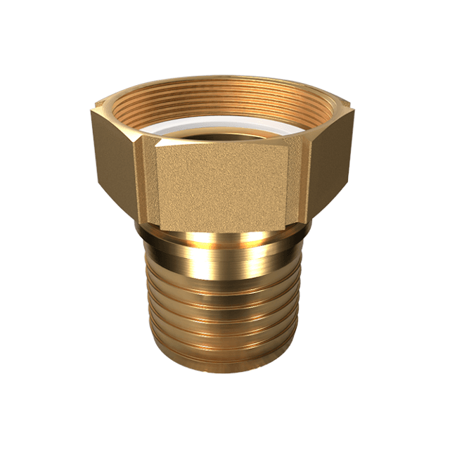 EN 14420-5 GI Fitting — Brass, Serrated Tail