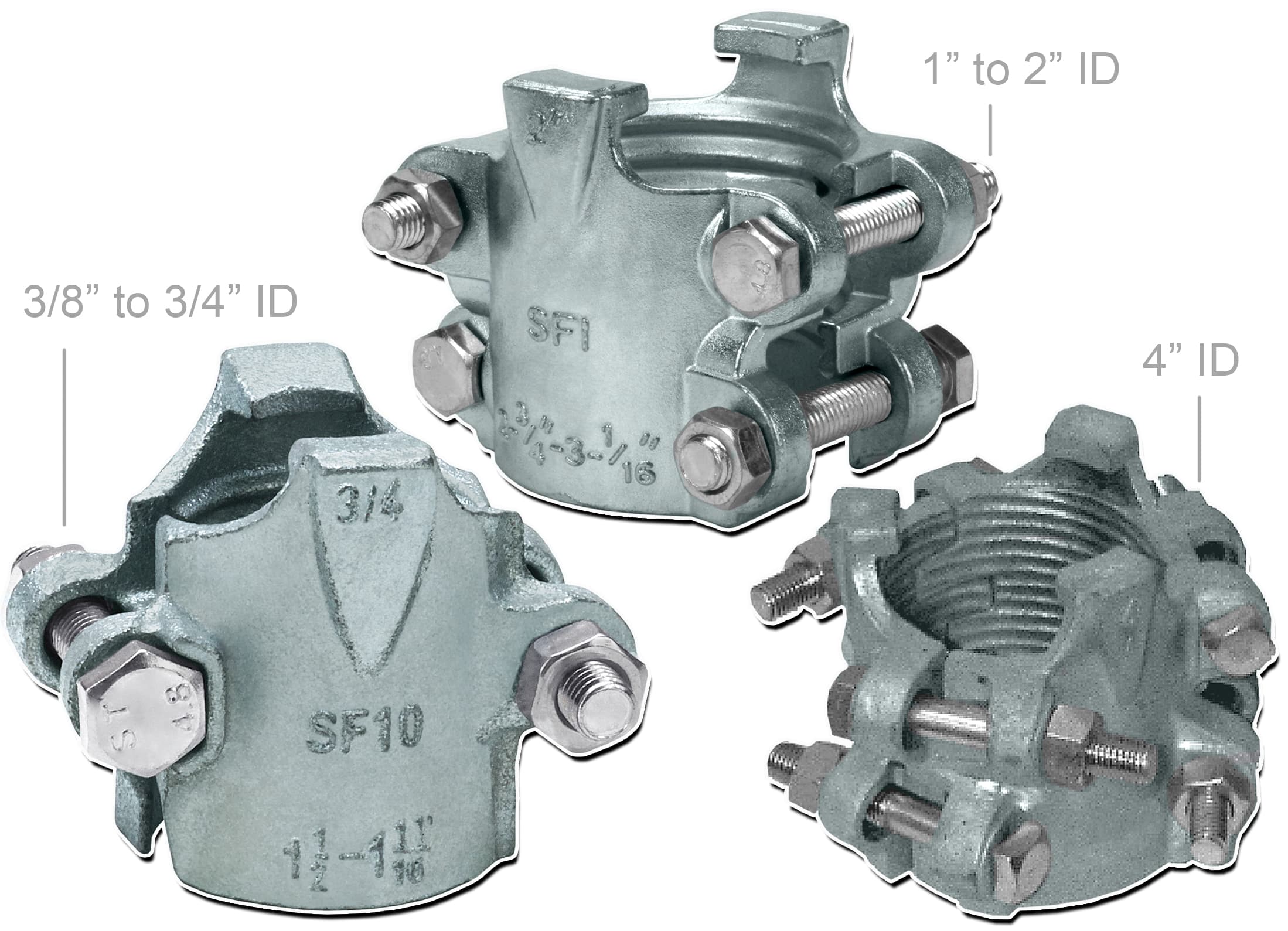 Zinc Plated Iron Universal Clamps