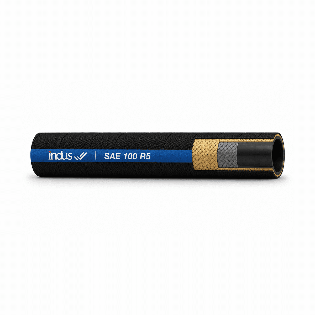 R5 Textile-Cover Single Wire Braid Hose
