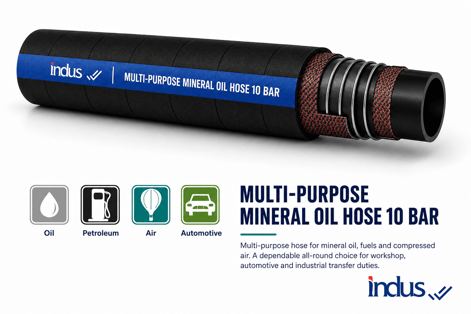 Multi-Purpose Mineral Oil Hose 10 Bar