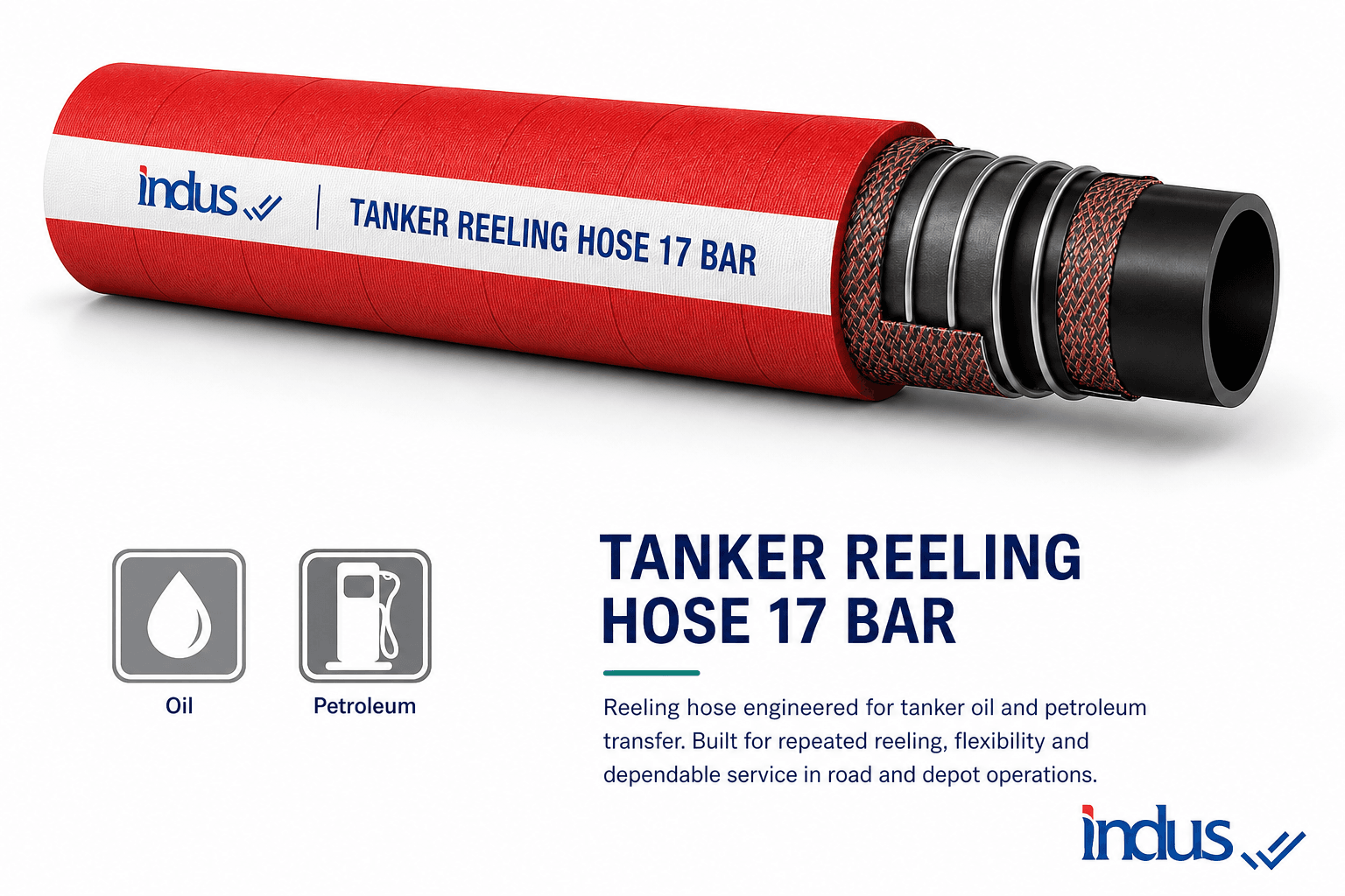 Tanker Reeling Hose 17 Bar