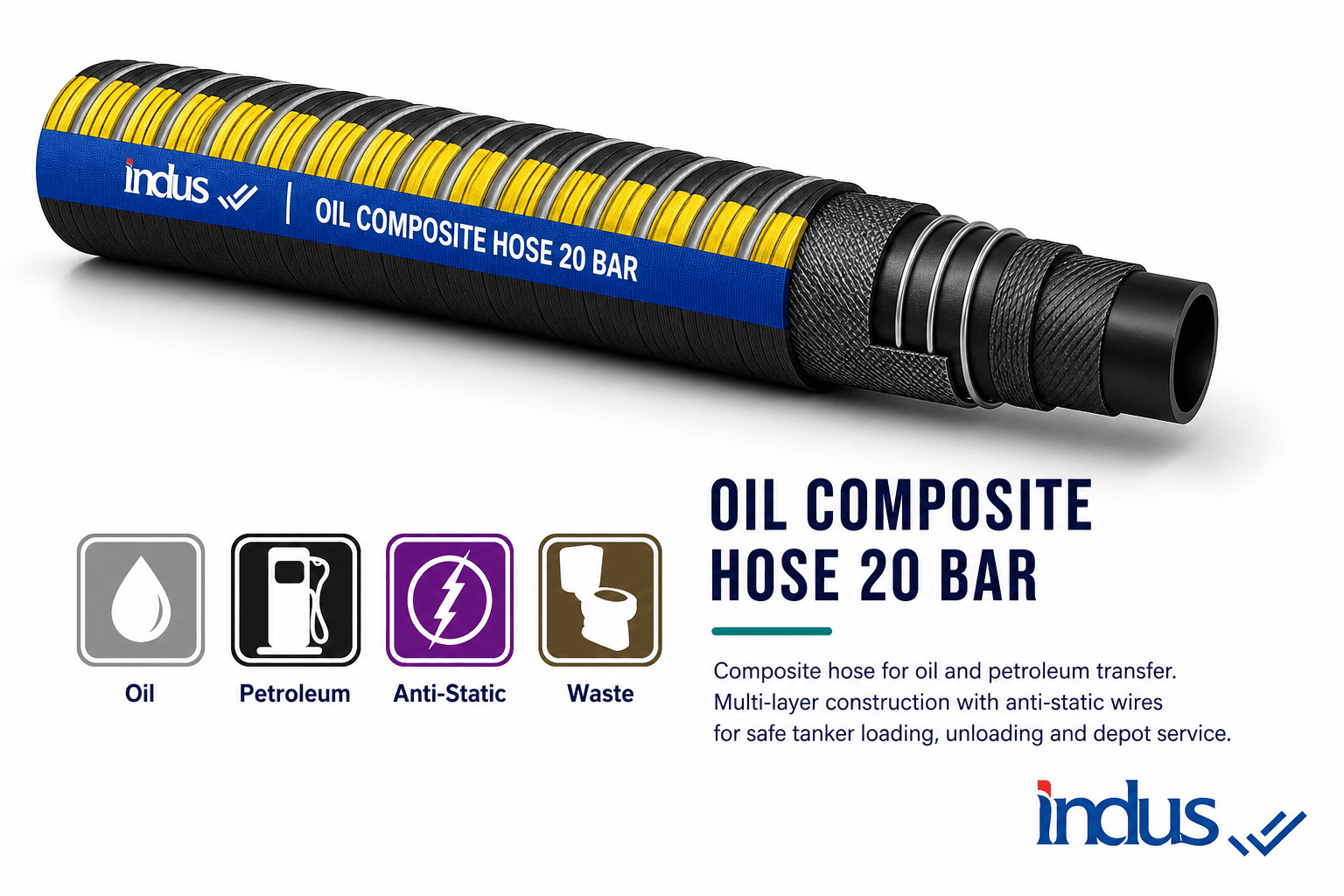 Oil Composite Hose 20 Bar