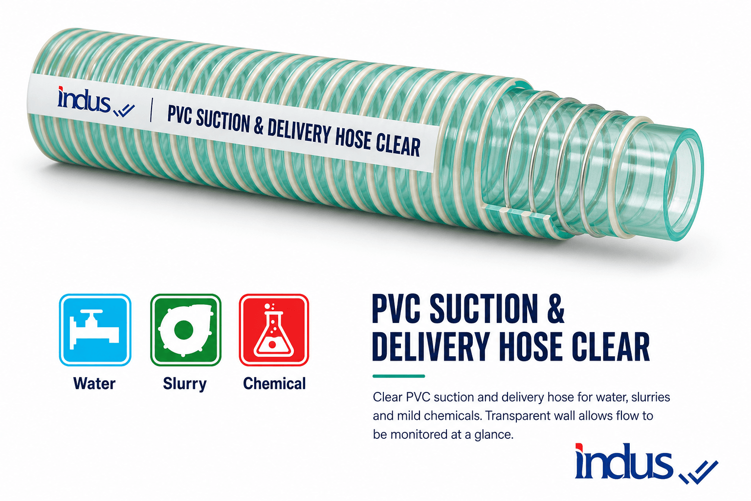 Clear PVC Suction & Delivery Hose