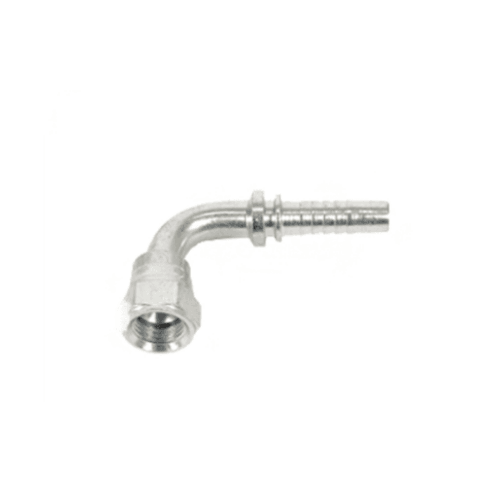 JIC 37° Female Swivel 90° Elbow Crimp Fitting for Braided Hose