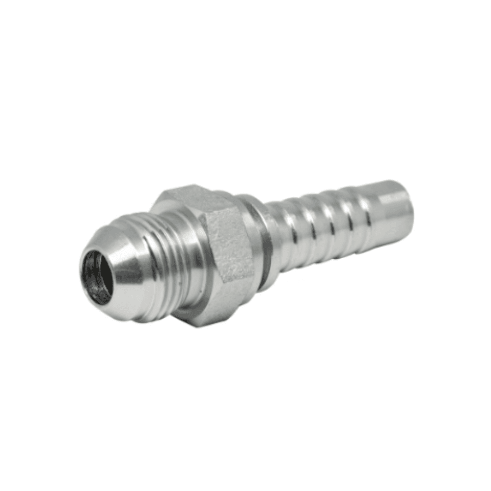 JIC 37° Male Rigid Crimp Fitting for Braided Hose