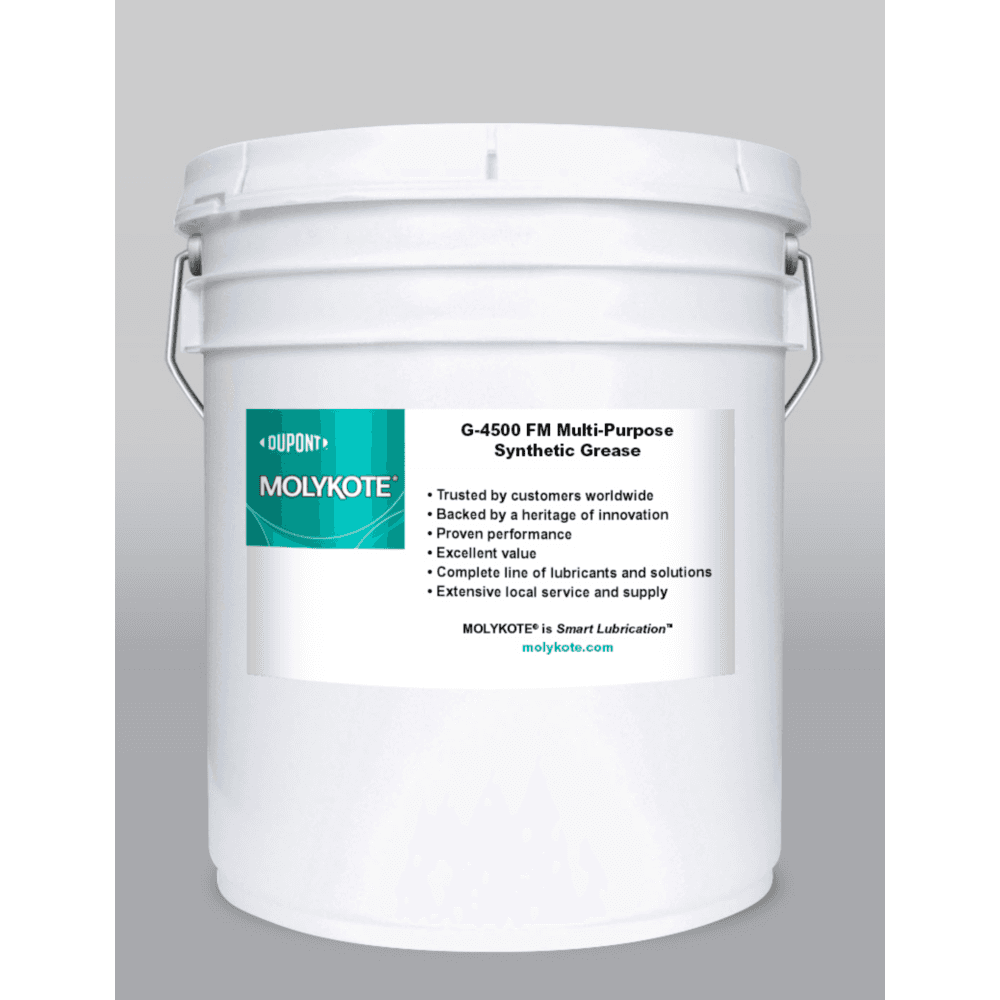 Molykote G4500 Multi-Purpose Synthetic Grease, white pail