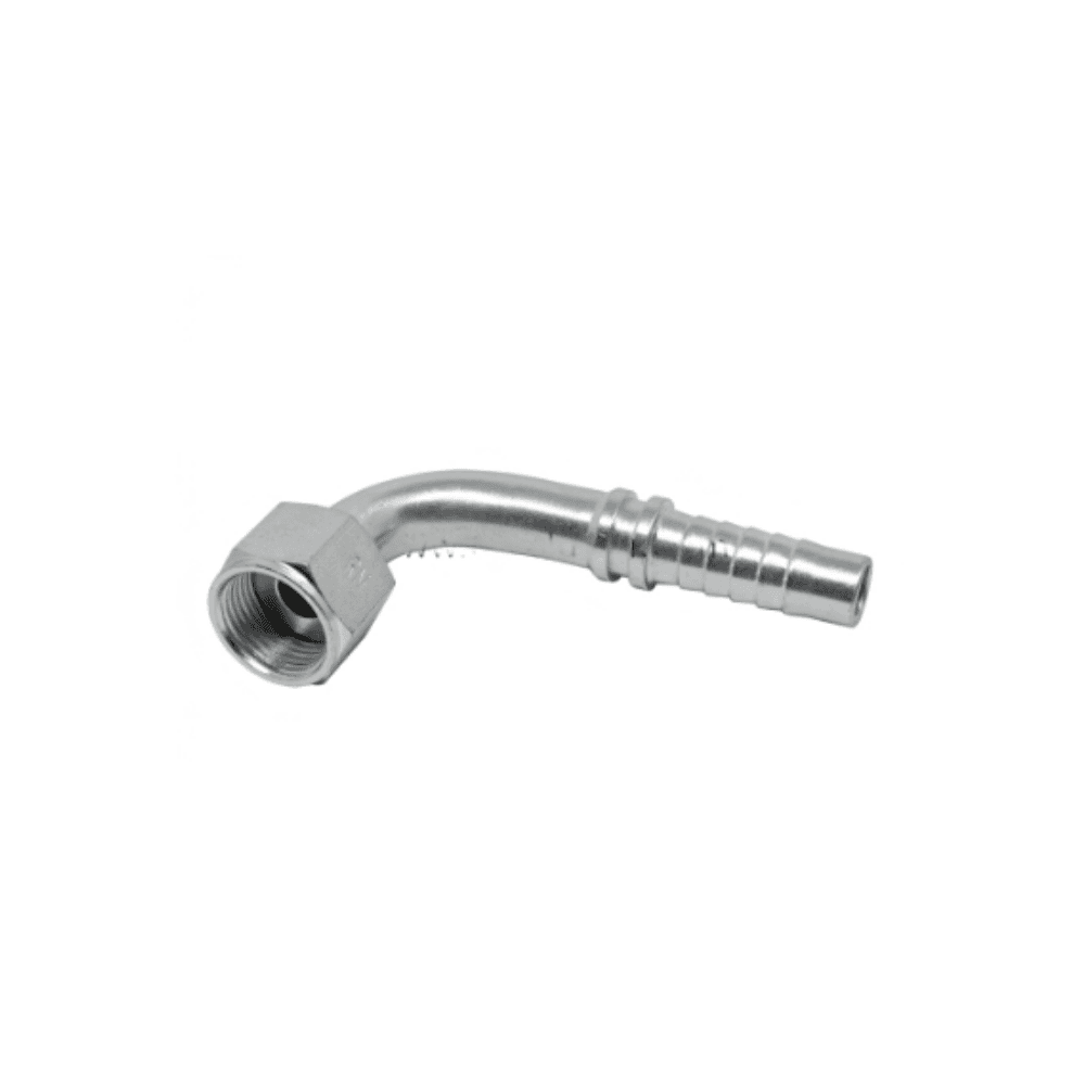ORFS Female Swivel 90° Elbow Crimp Fitting for Braided Hose