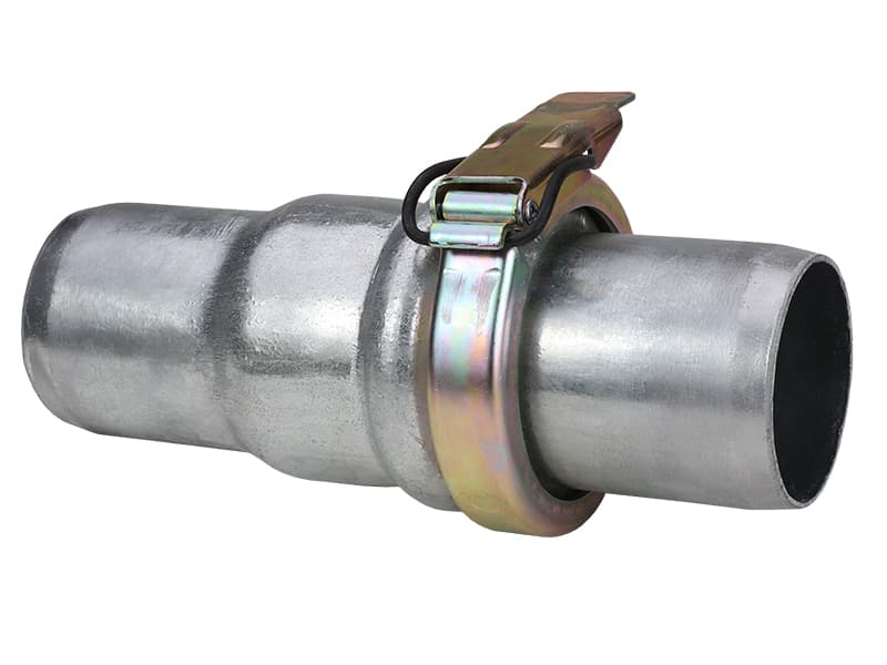 Zinc Plated Steel Hose Shank Female x Male Coupling Complete Set with Ring Lock