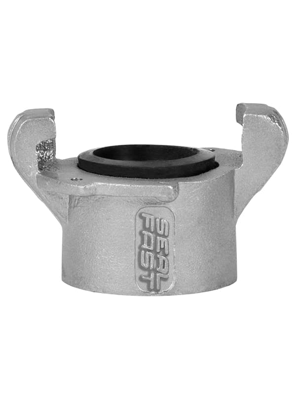 1 1/4 to 1 1/2 Inch (in) Pipe Thread Size Aluminum Hose End with Crowfoot