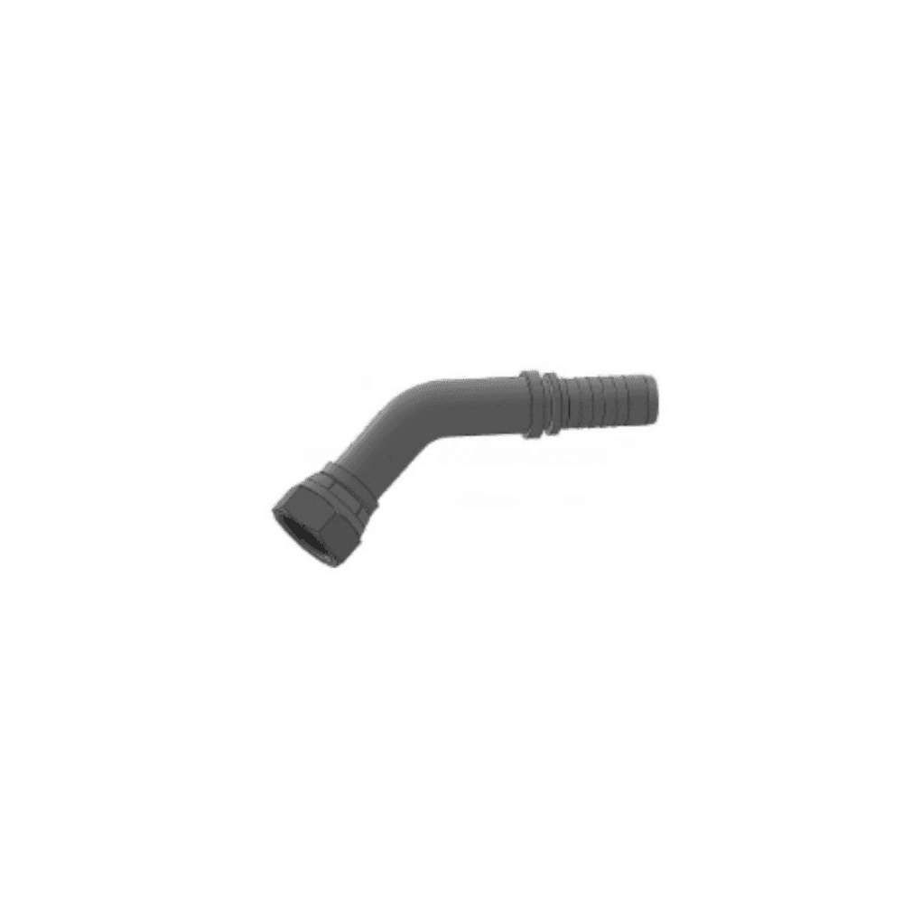 BSP swivel female 60° cone with o-ring (45º elbow)