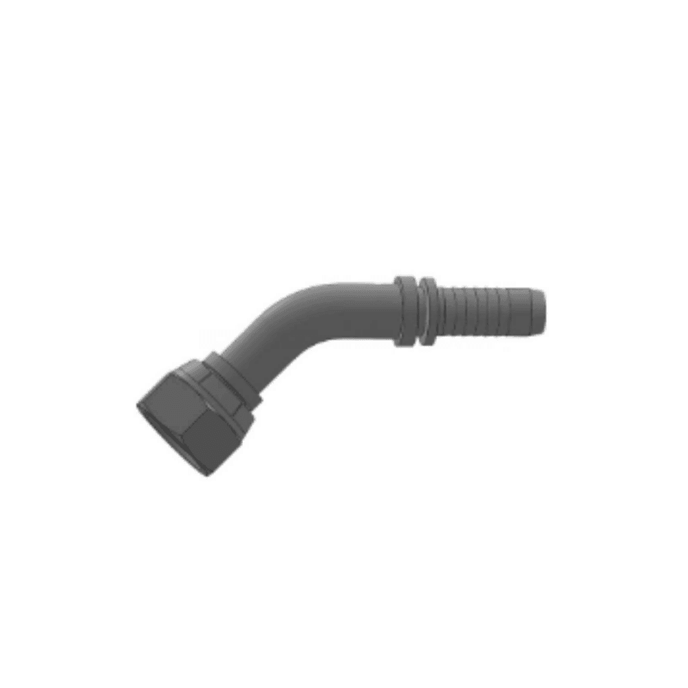 BSP swivel female flat seat (45º elbow)