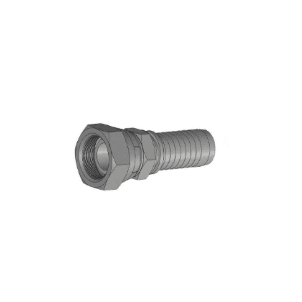 Double hexagonal BSP swivel female cone 60º