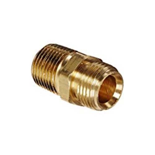 Brass NPSM Male × NPSM Male Ball-Seat Adapter, catalogue photo