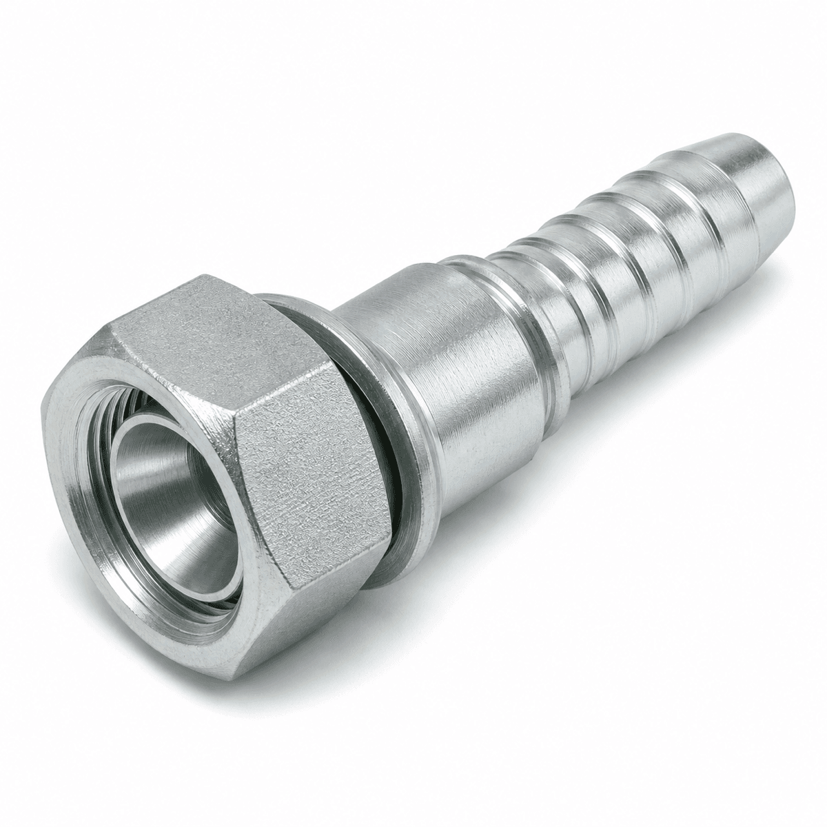 Metric Female 24° Cone (Heavy Series) Hose Fitting
