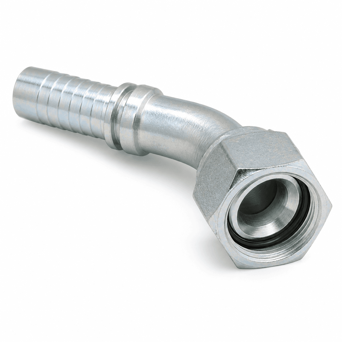 45° Metric Female 24° O-ring Cone (Heavy Series) Hose Fitting