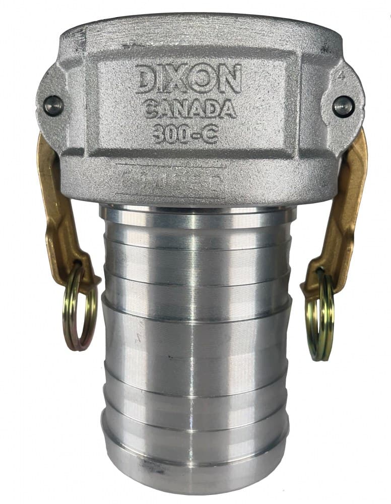 Dixon Boss-Lock Type C Female Cam Coupler × Hose Shank, Aluminium, catalogue image 1
