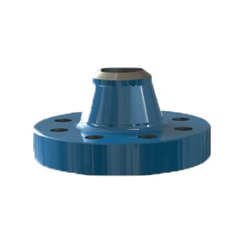 Blue API 6BX 15K weld-neck flange