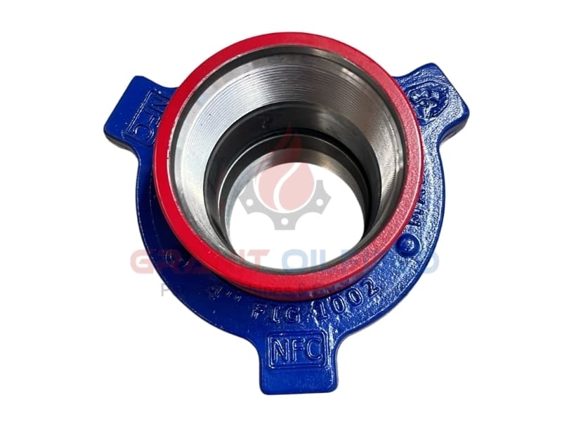 Figure 1002 Hammer Union — Threaded Ends, Standard Service, 10,000 psi — 4 in, face view