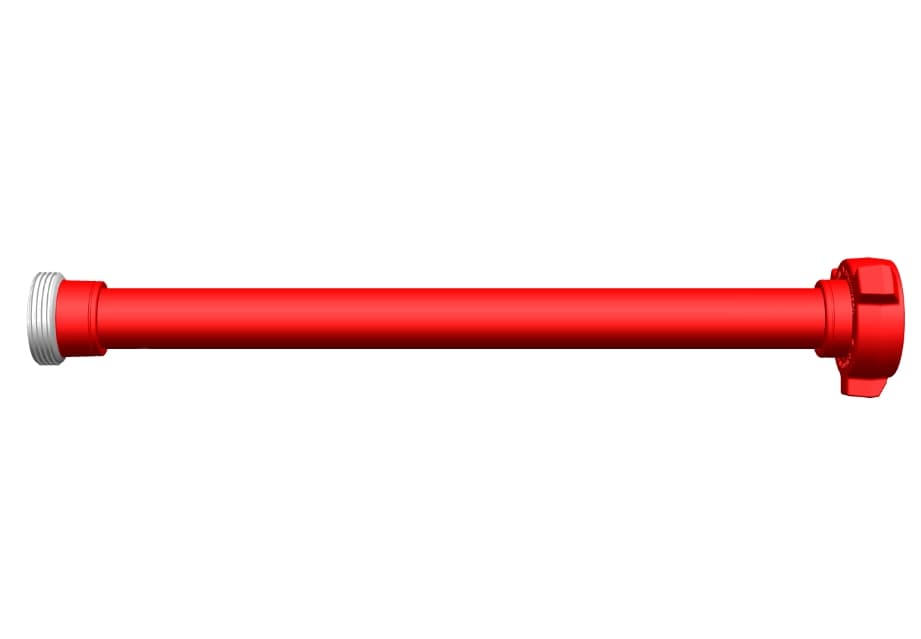 Red 1002 series integral pup joint, M×F, 10,000 psi standard service