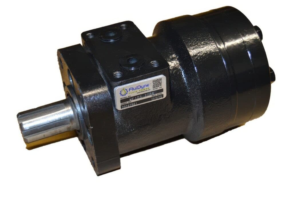 Fluidyne WF103 Series Orbital Motors, 4-Bolt SAE A Square Mount, view 1