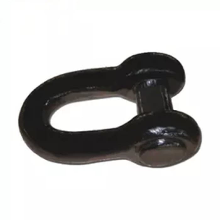 Black end shackle, D type, for anchor chain grades U2 and U3