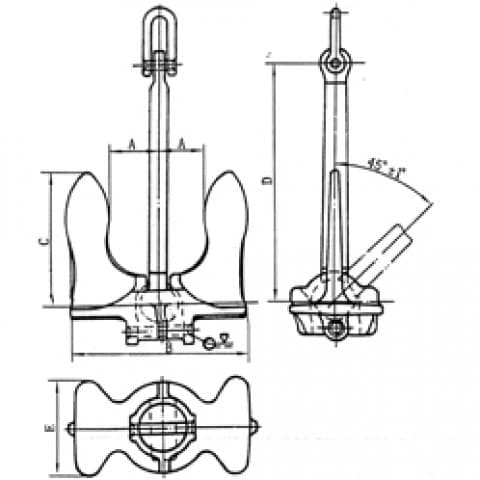 Baldt Stockless Anchor