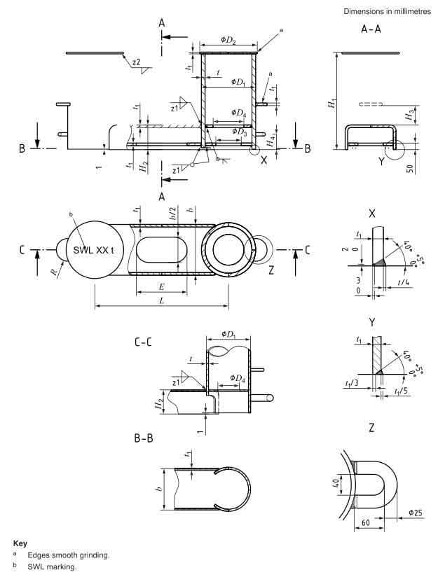 Marine Double Bollard ISO 13795 Type A