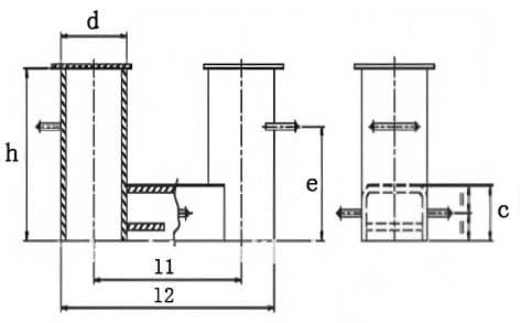 Marine Double Bollard NS 2584