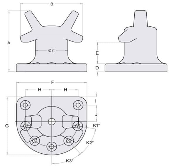 Stag Horn Type Bollard