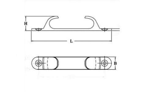 Stainless Steel Straight Chock
