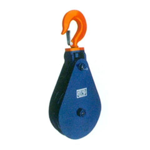 Light Double Snatch Block with Hook — 408 Pattern