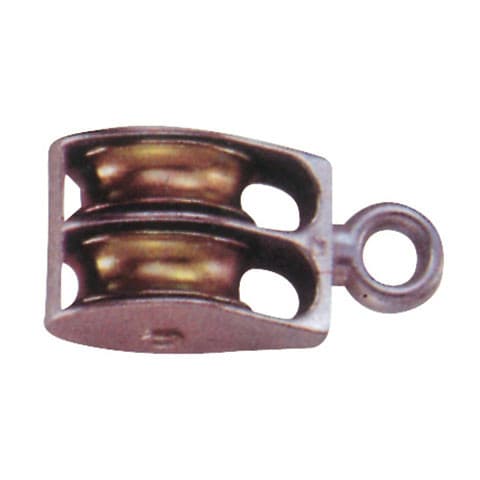 Die-Cast Double Pulley — Zinc Alloy