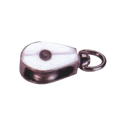 Die-Cast Single Swivel Pulley — Zinc Alloy
