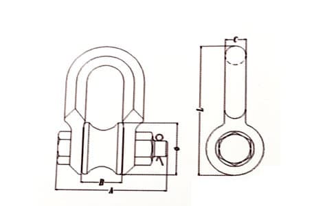 Roller Shackle Pulley, RS Type