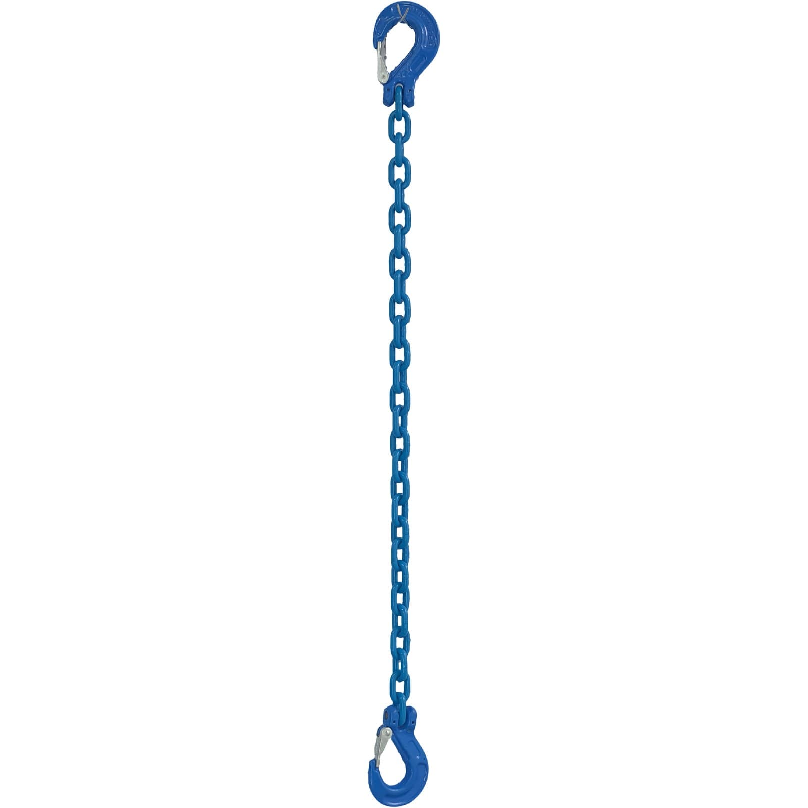 Grade 100 single-leg chain sling, sling hook both ends, type SSS