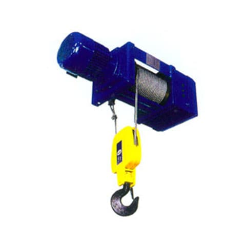 Foot-Mounted Electric Wire Rope Hoist — 2/1 Reeving