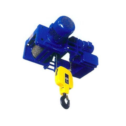 Low-Headroom Electric Wire Rope Hoist — 2/1 Reeving